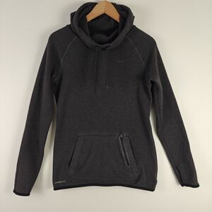 Nike Hypernatural Therma Fit Hoodie Women’s Dark Gray Knit Pullover Size M